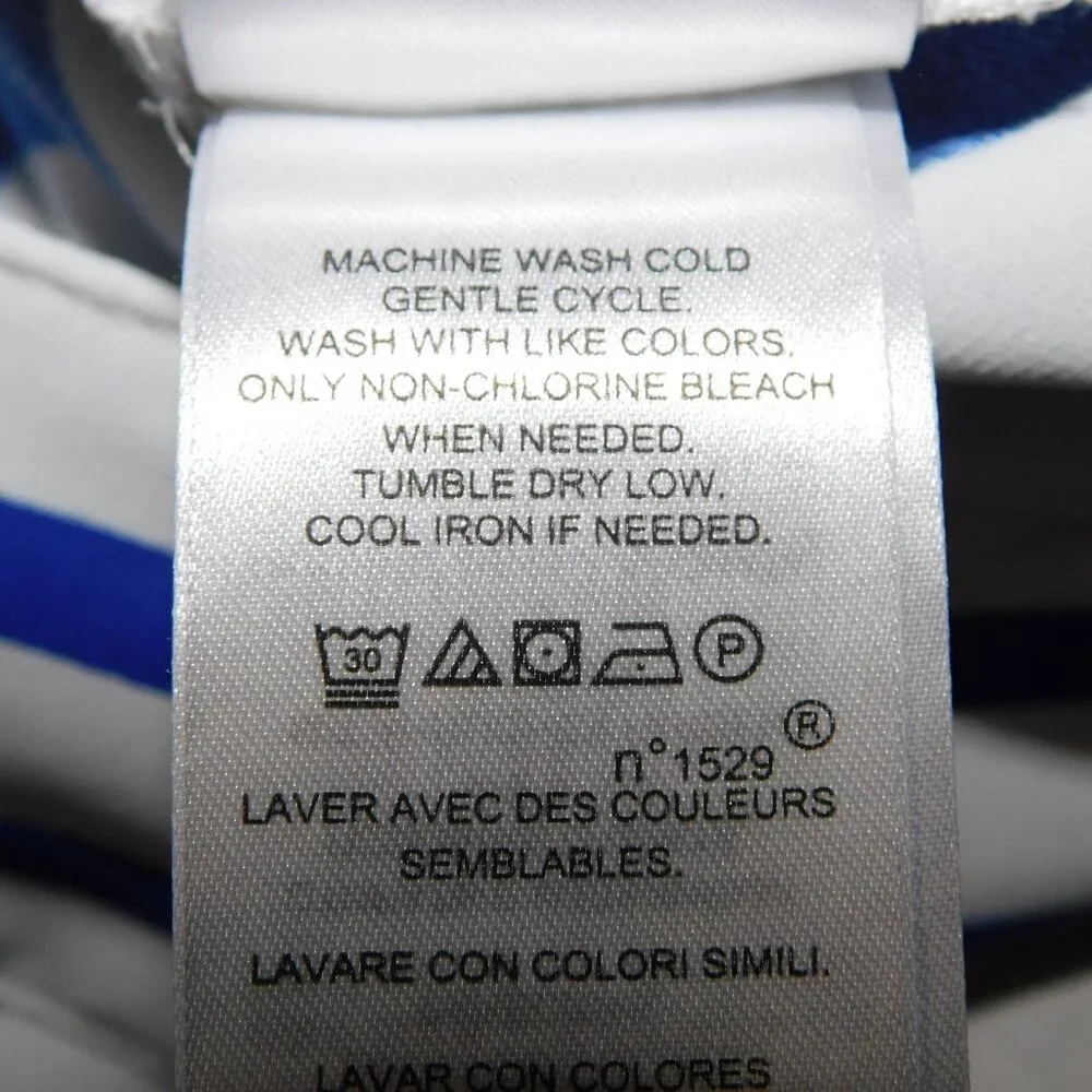 Lauren Ralph Lauren Womens 6 Blue White Striped Wide Leg Pant High Rise - Picture 4 of 16